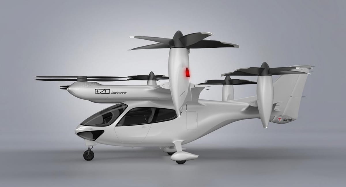 Tcab Tech's E20 eVTOL Set for 2026 Commercial Debut, Targets Affordable Urban Air Mobility